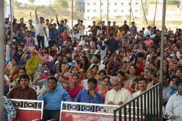 Express Raja Movie Team at Aurora Engineering College